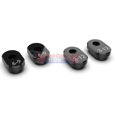 WIRC 03262-1 ALU 7075 CASTER 3°-6°-9°-12° INSERTS